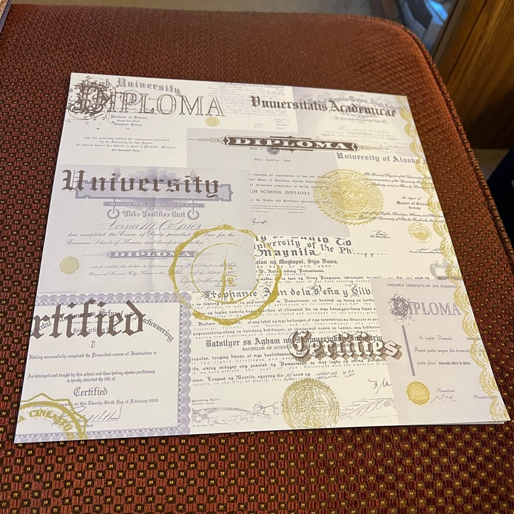 Graduation Assorted Scrapbook Paper - Picture 7 of 14
